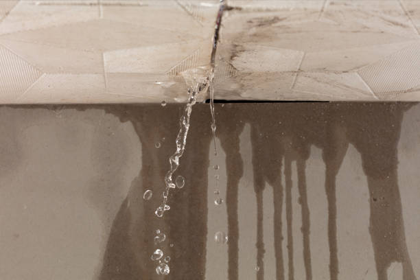 Professional Flood Damage Cleanup technician working in Santaquin, UT